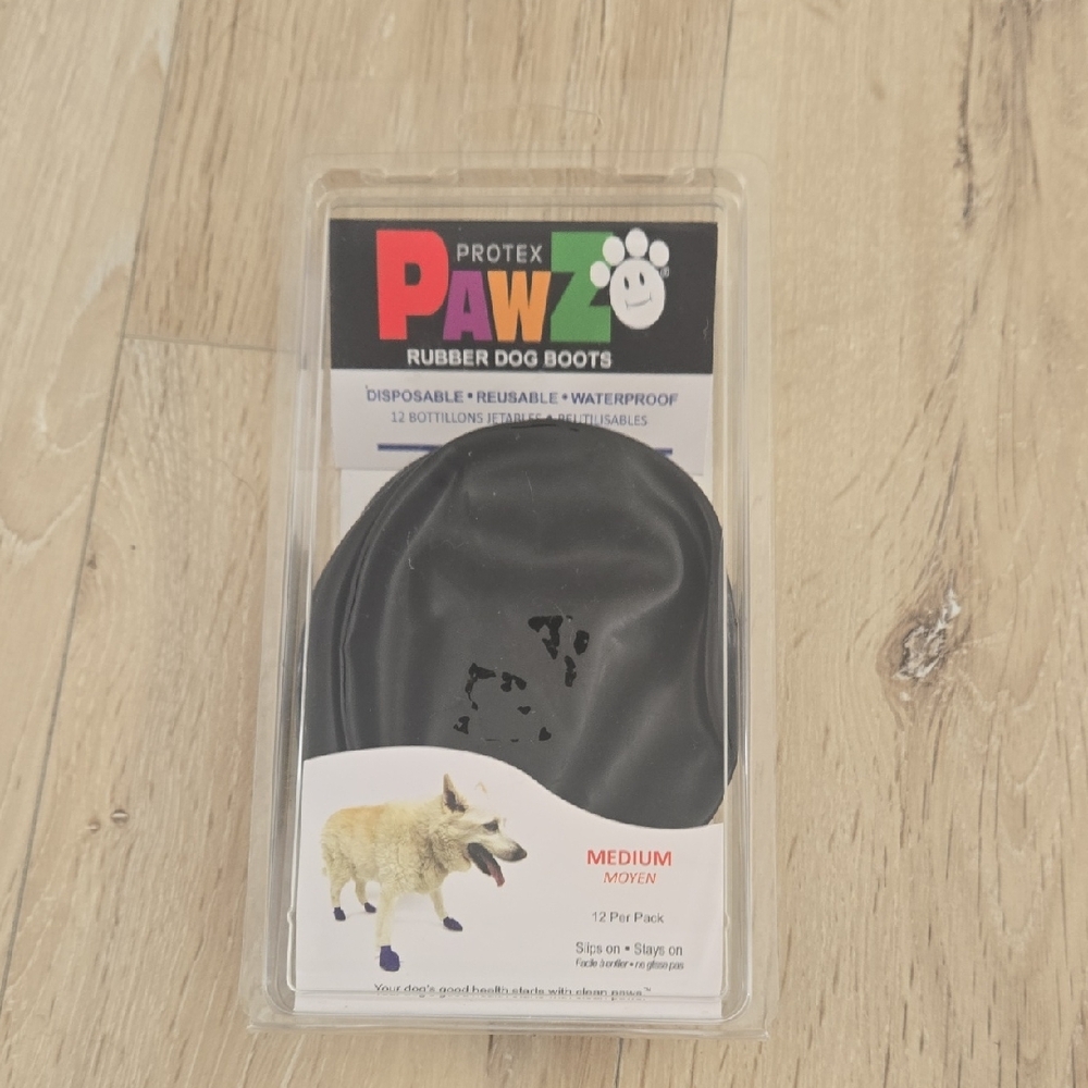 Protex Pawz Rubber Dog Boots - Black